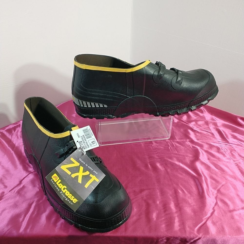 LACROSSE 267110 ZXT 2 BUCKLE Over shoe OVERSHOE  MENS/HOMMES SZ 15 New
